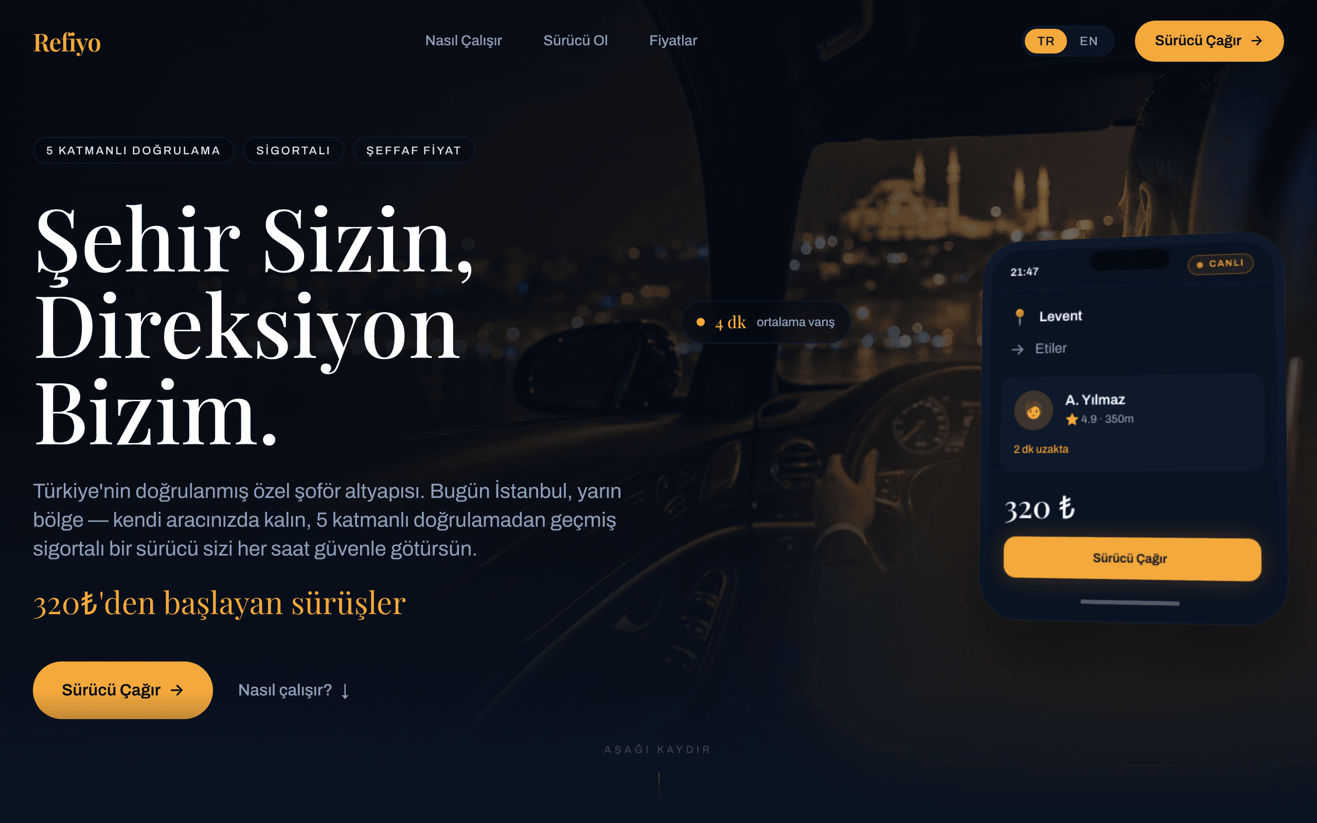Refiyo ana sayfası